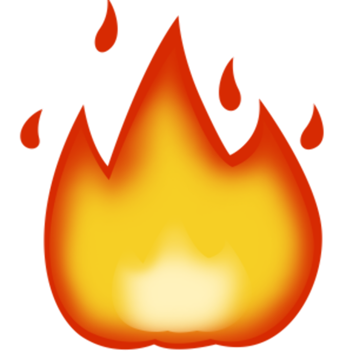 a fire with red and yellow flames