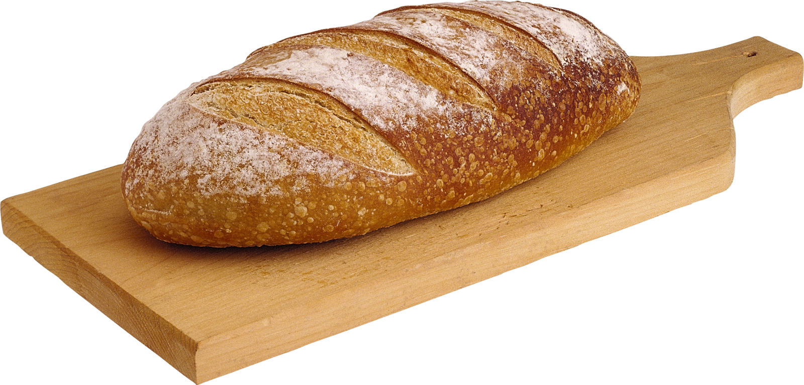 bread on a cutting board