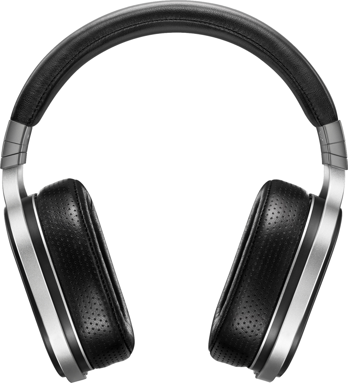 a pair of headphones on white background
