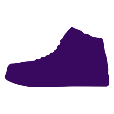 the silhouette of a pair of shoes