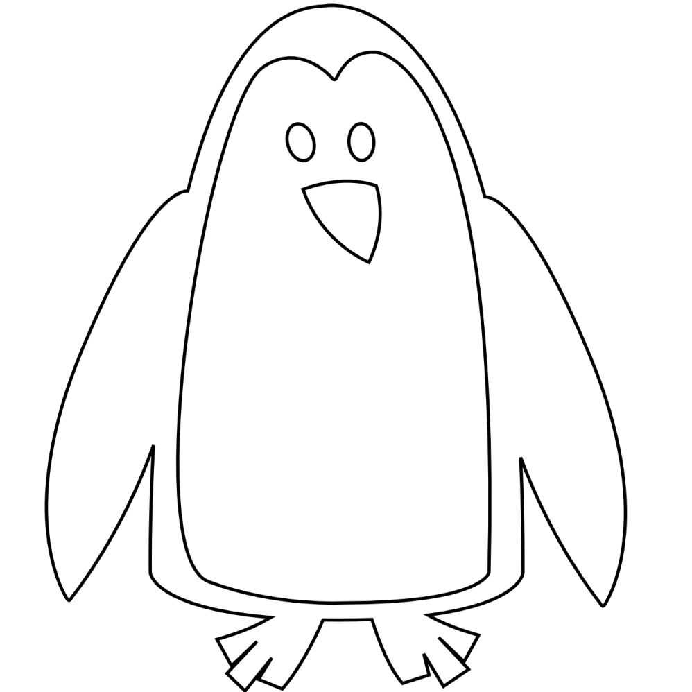 free printable penguin coloring pages for kids