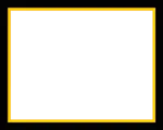 a black and yellow frame with a white background