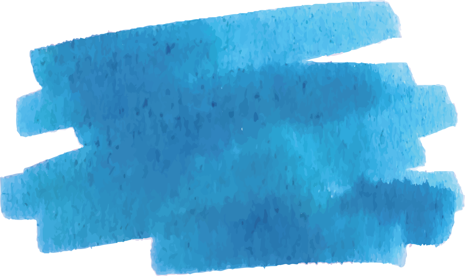 a blue watercolor brush stroke