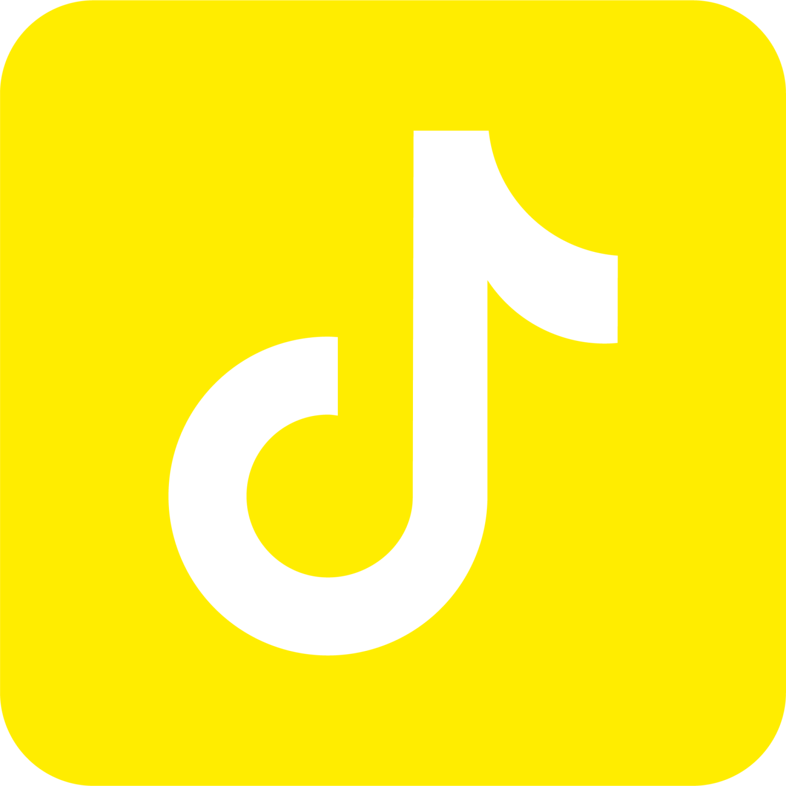 the ti logo on a yellow background