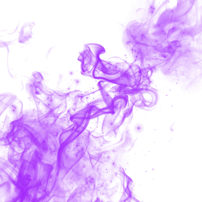 purple smoke on a white background