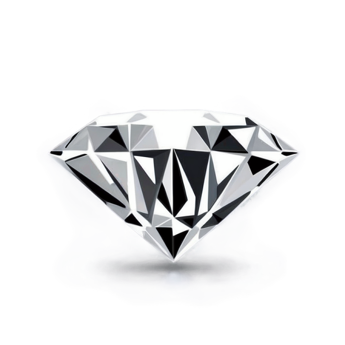 a diamond on a white background