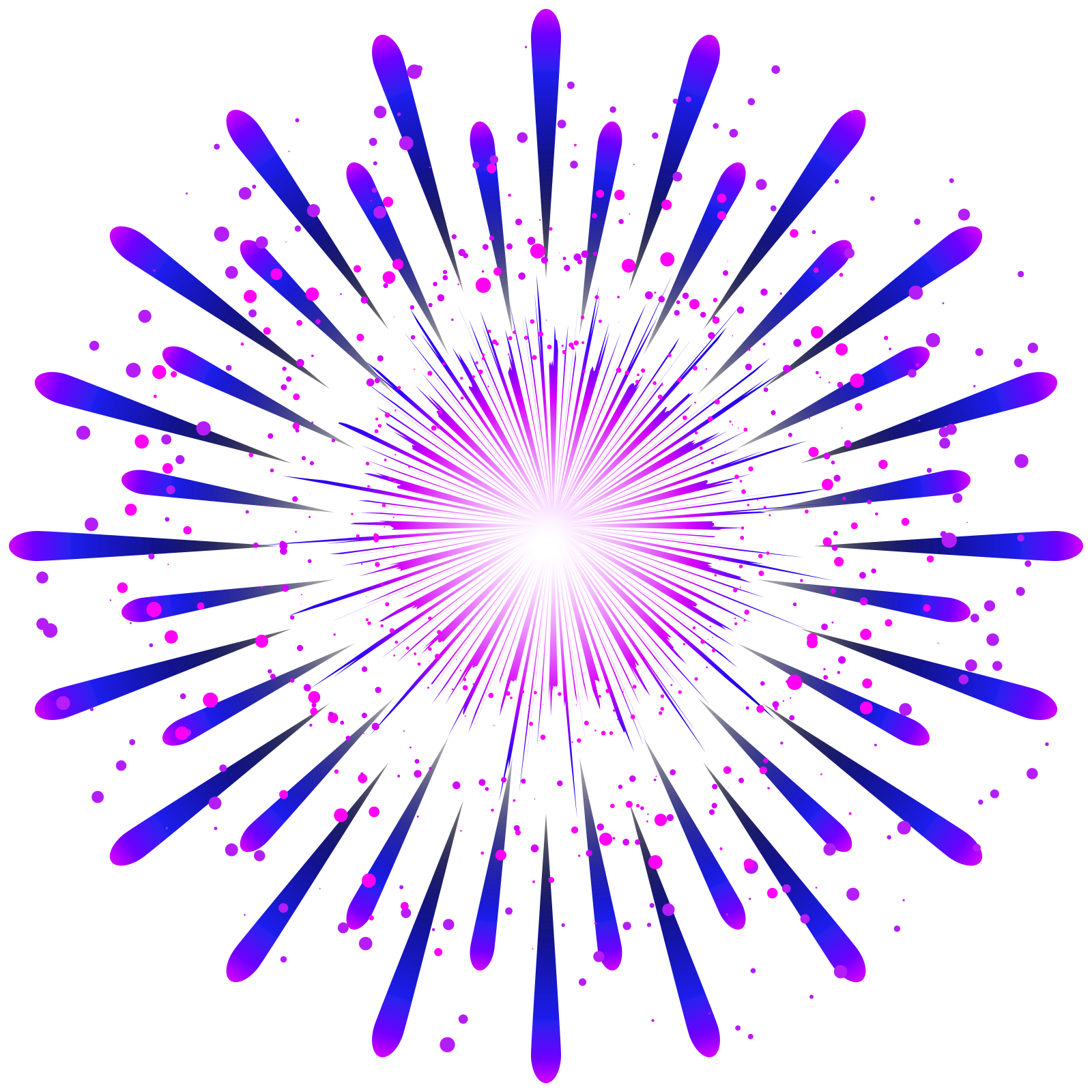 a burst of paint on a white background