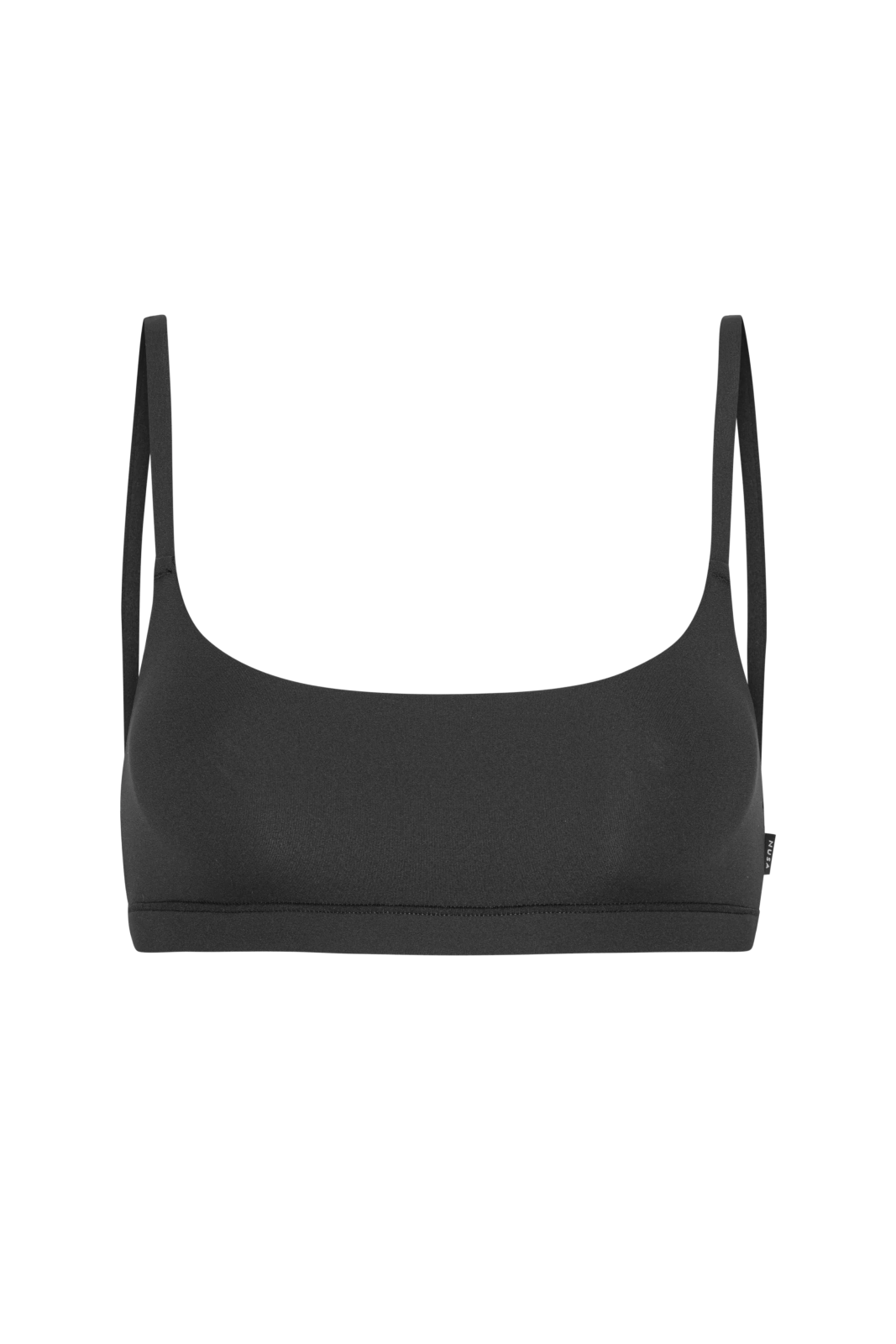 a women's bra top in black