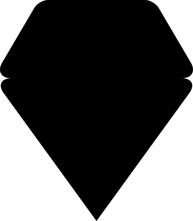 diamond black and white png