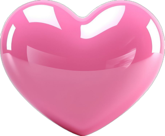 a pink heart shaped balloon