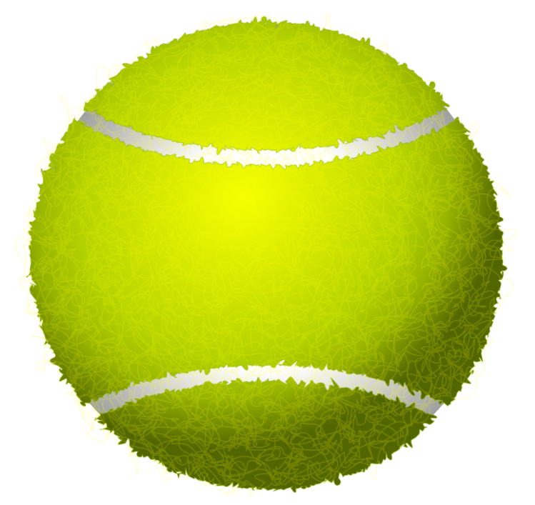 a tennis ball with a hole in the middle