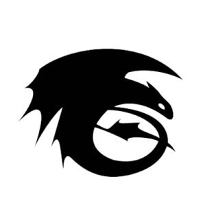 a black and white logo with the letter o on it
