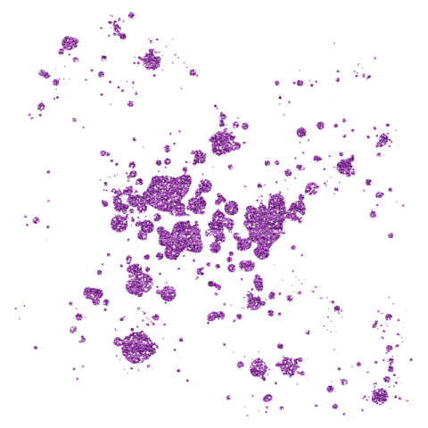 an image of purple bubbles on a white background