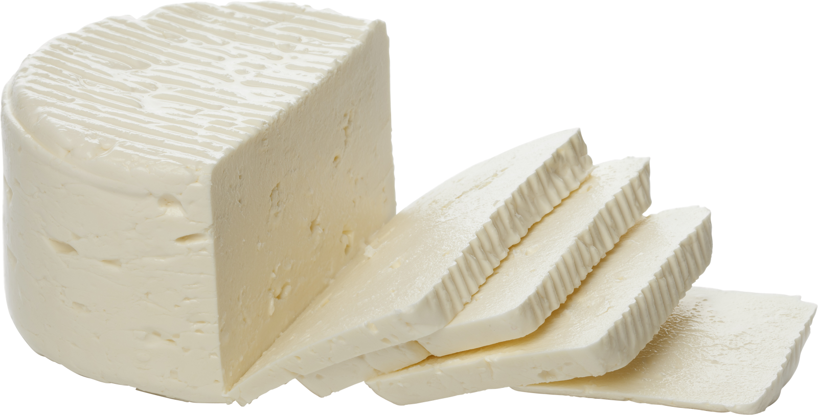a piece of cheese is cut into pieces