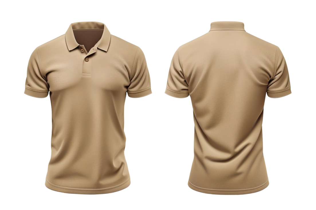 men's polo shirt template