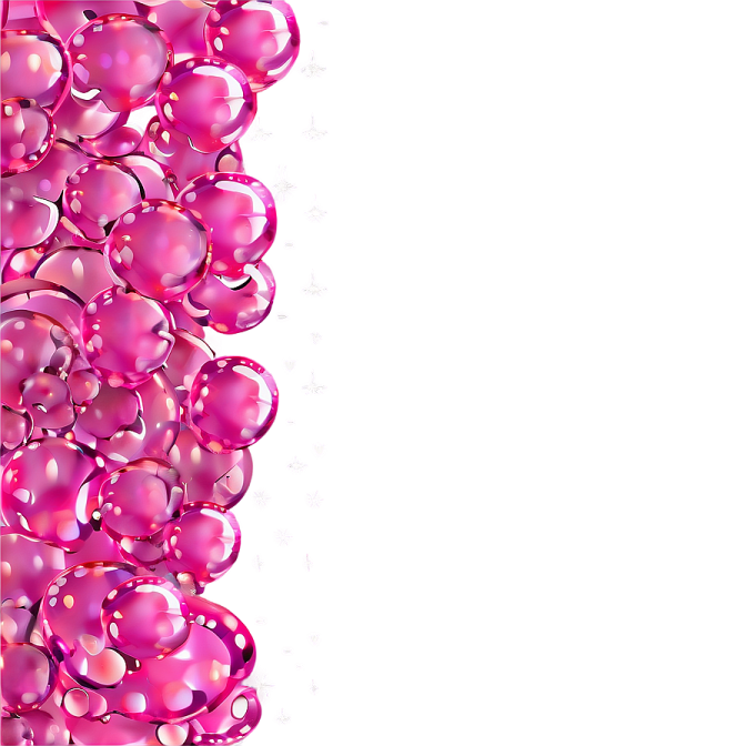 a bunch of pink balloons on a white background
