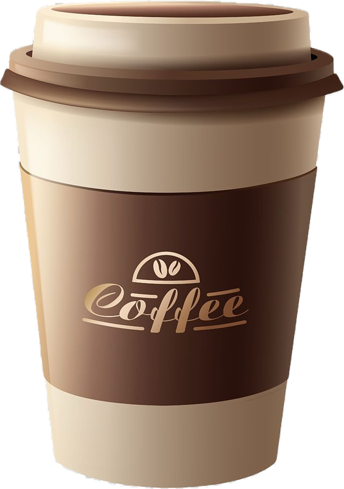 a coffee cup with the word coffee