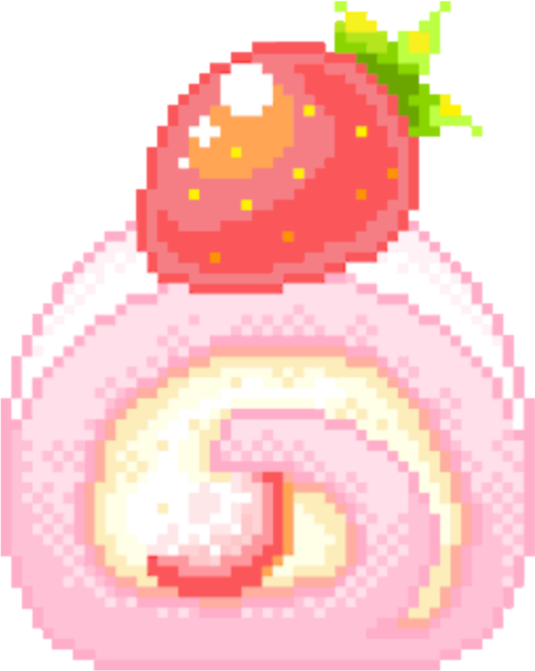 an image of a strawberry in a pink dress
