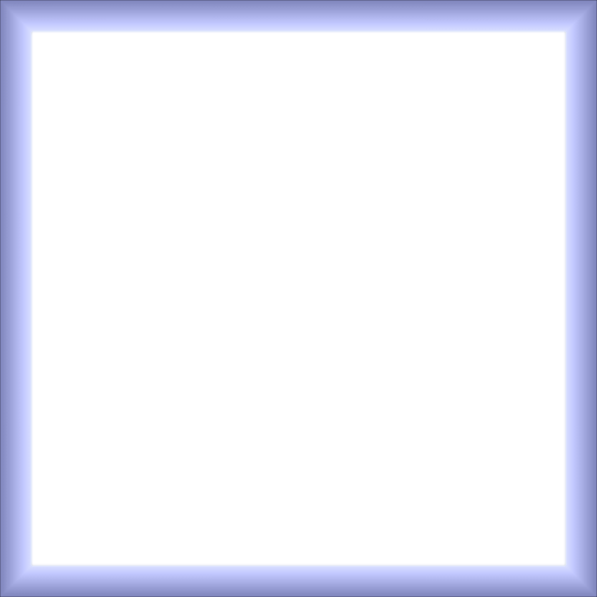 a blue frame with a white background