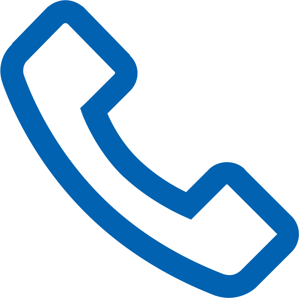 a blue phone icon
