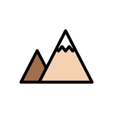 a mountain icon