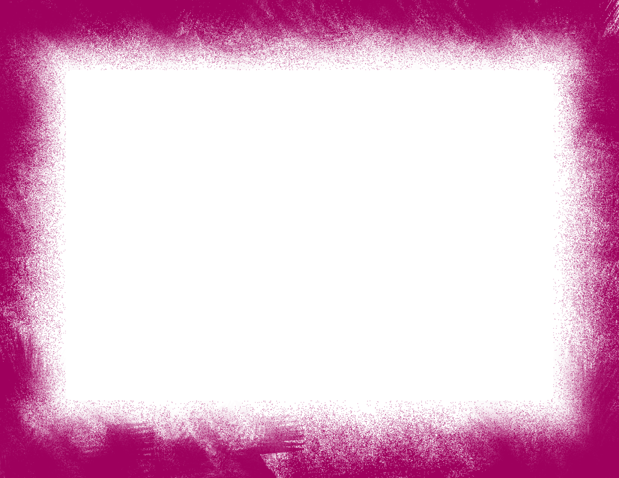 a white square frame on a pink background